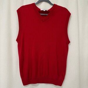 Extra Fine Merino Wool Sweater‎ Vest by Turnbury Size Large